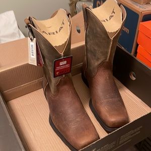 Brown Ariat boots